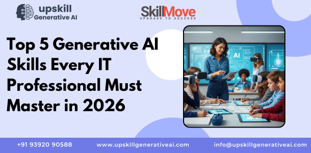 Top 5 Generative AI Skills Every IT Professional Must Master in 2026 - generative ai training in hyderabad