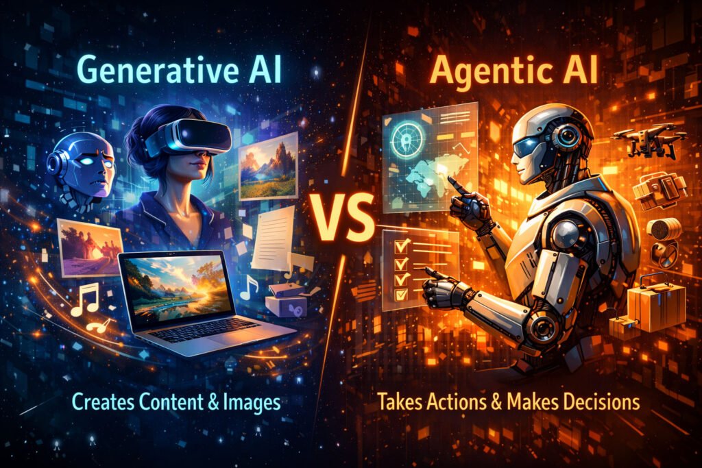 generative ai vs agentic ai - generative ai training in hyderabad