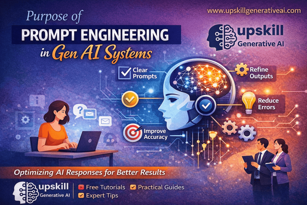 purpose of prompt engineering in gen ai systems - generative ai training in hyderabad